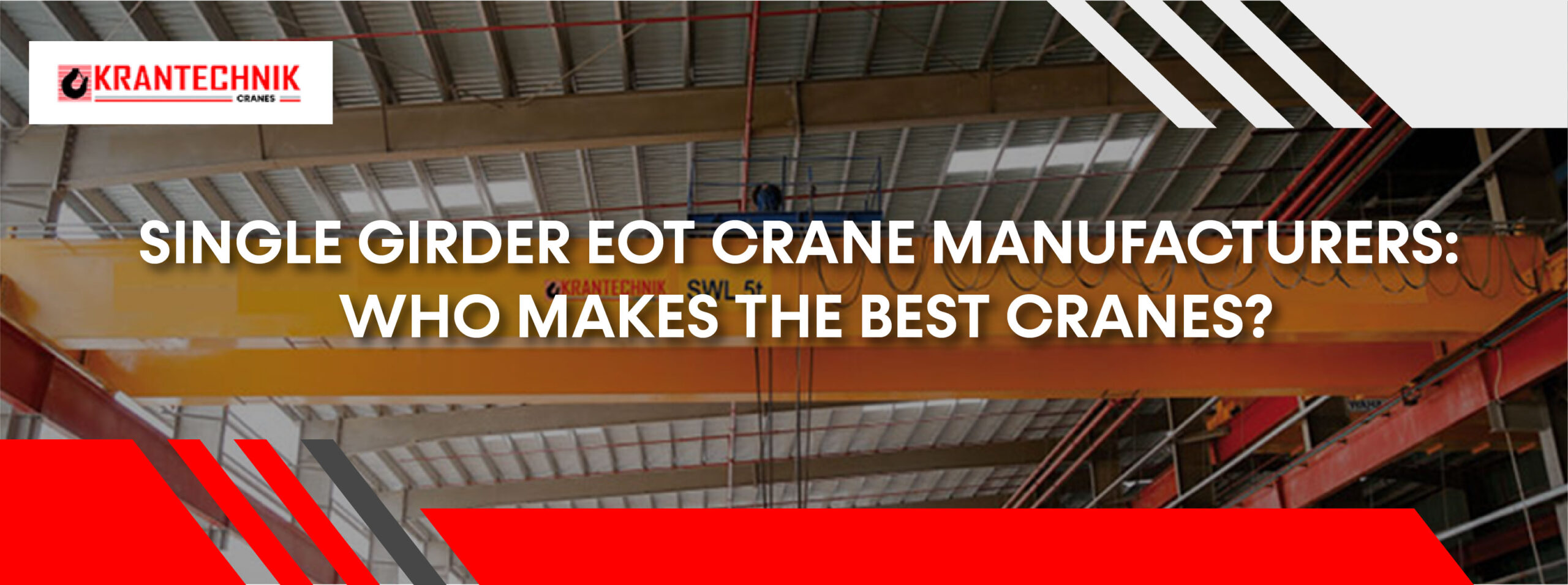 ⁠Single Girder EOT Crane Manufacturers